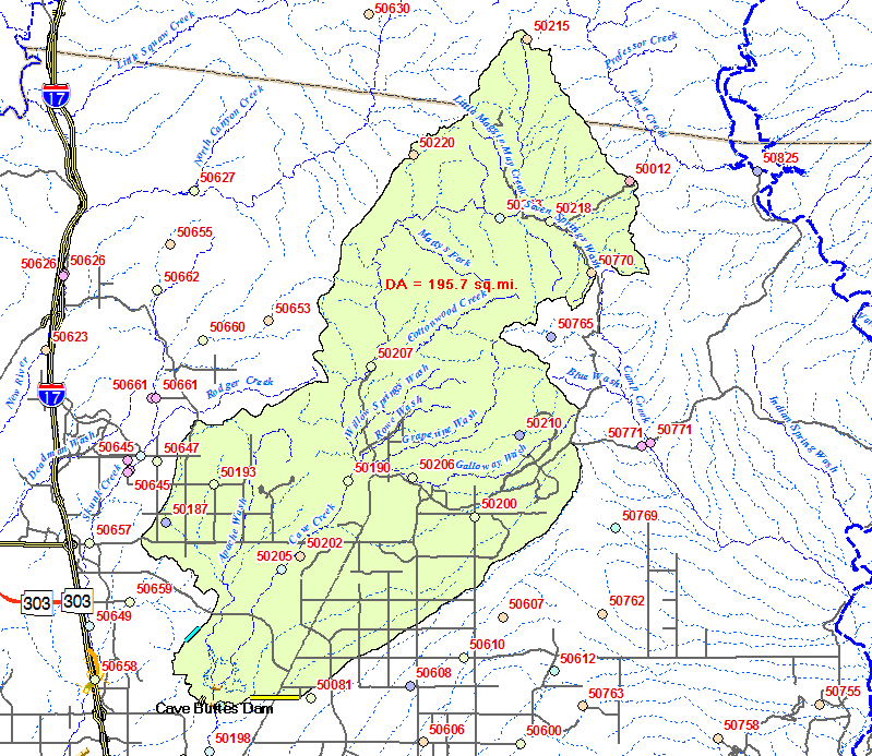 Cave Buttes Dam Watershed