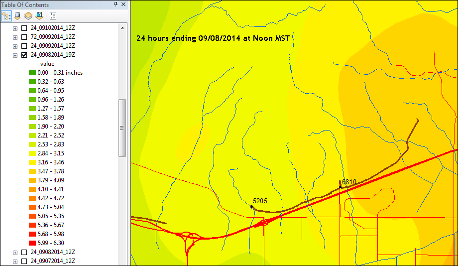 Buckeye FRS #2 Rain Map