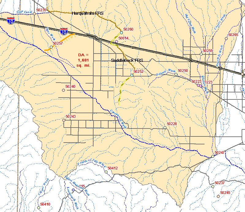 Centennial Wash @ SPRR Watershed