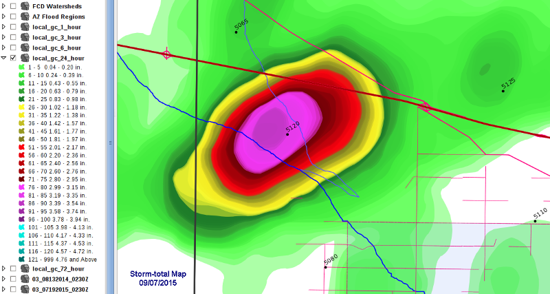 Rainmap for Sep. 7, 2015