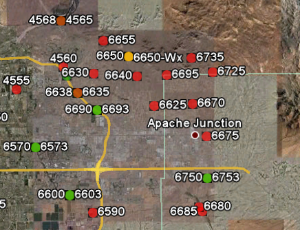 FCDMC - ALERT Station Maps
